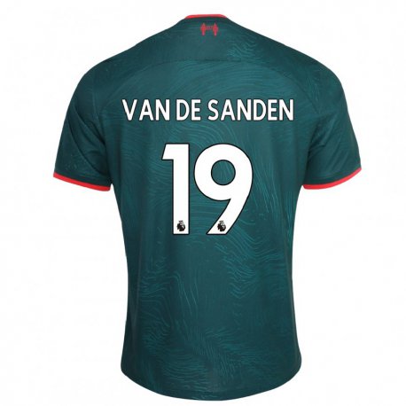 Kandiny Herren Shanice Van De Sanden #19 Dunkelgrün Ausweichtrikot Trikot 2022/23 T-shirt