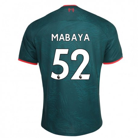 Kandiny Herren Isaac Mabaya #52 Dunkelgrün Ausweichtrikot Trikot 2022/23 T-shirt