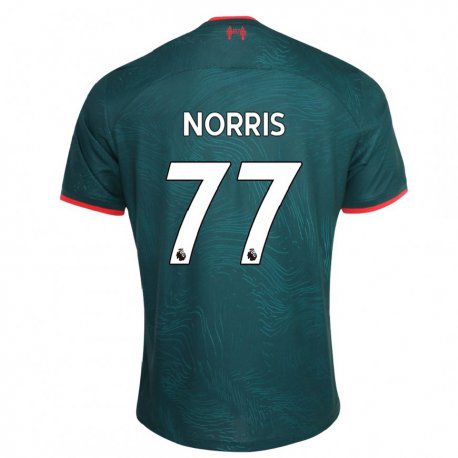 Kandiny Herren James Norris #77 Dunkelgrün Ausweichtrikot Trikot 2022/23 T-shirt