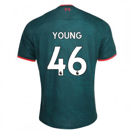 Kandiny Herren Ranel Young #46 Dunkelgrün Ausweichtrikot Trikot 2022/23 T-shirt