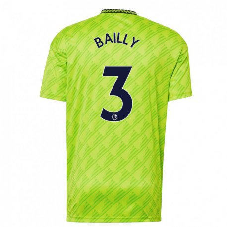 Kandiny Herren Eric Bailly #3 Hellgrün Ausweichtrikot Trikot 2022/23 T-shirt