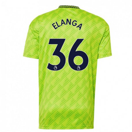 Kandiny Herren Anthony Elanga #36 Hellgrün Ausweichtrikot Trikot 2022/23 T-shirt