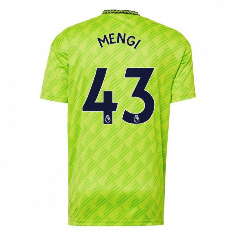 Kandiny Herren Teden Mengi #43 Hellgrün Ausweichtrikot Trikot 2022/23 T-shirt