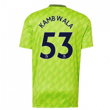 Kandiny Herren Willy Kambwala #53 Hellgrün Ausweichtrikot Trikot 2022/23 T-shirt