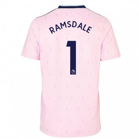 Kandiny Herren Aaron Ramsdale #1 Rosa Marine Ausweichtrikot Trikot 2022/23 T-shirt