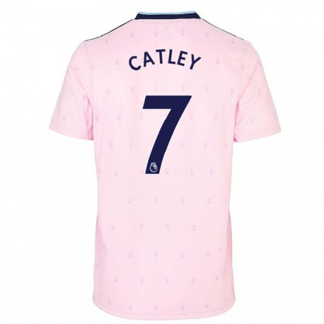 Kandiny Herren Stephanie Catley #7 Rosa Marine Ausweichtrikot Trikot 2022/23 T-shirt