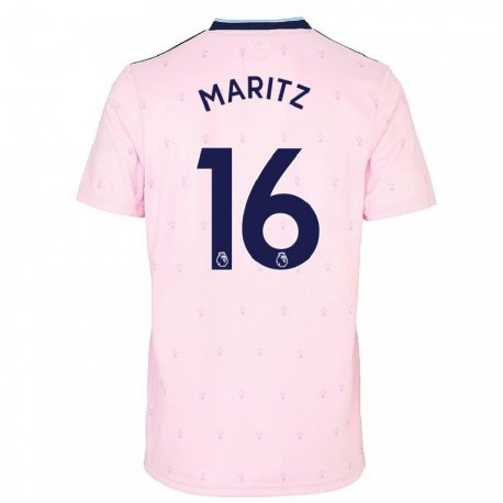 Kandiny Herren Noelle Maritz #16 Rosa Marine Ausweichtrikot Trikot 2022/23 T-shirt