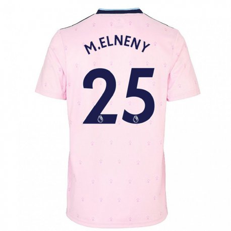 Kandiny Herren Mohamed Elneny #25 Rosa Marine Ausweichtrikot Trikot 2022/23 T-shirt