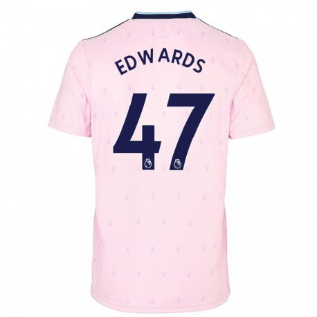 Kandiny Herren Khayon Edwards #47 Rosa Marine Ausweichtrikot Trikot 2022/23 T-shirt
