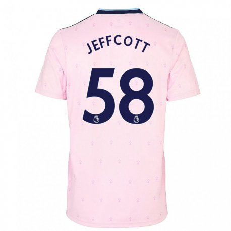 Kandiny Herren Henry Jeffcott #58 Rosa Marine Ausweichtrikot Trikot 2022/23 T-shirt