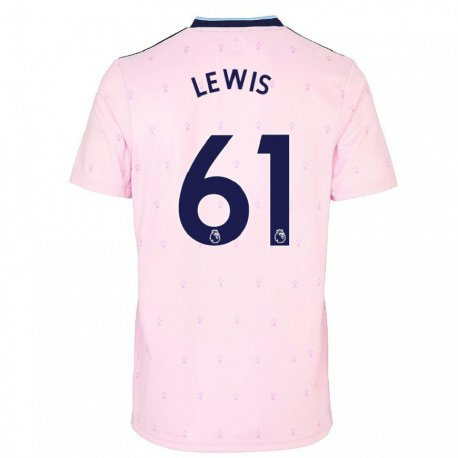 Kandiny Herren George Lewis #61 Rosa Marine Ausweichtrikot Trikot 2022/23 T-shirt