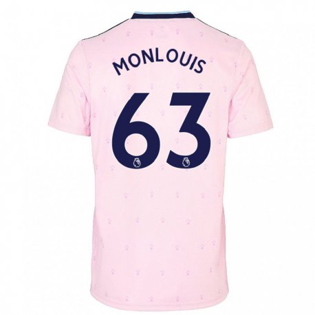 Kandiny Herren Zane Monlouis #63 Rosa Marine Ausweichtrikot Trikot 2022/23 T-shirt