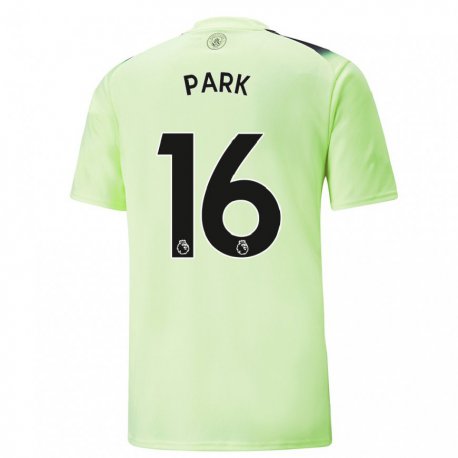 Kandiny Herren Jess Park #16 Grün Dunkelgrau Ausweichtrikot Trikot 2022/23 T-shirt
