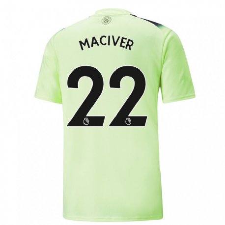 Kandiny Herren Sandy Maciver #22 Grün Dunkelgrau Ausweichtrikot Trikot 2022/23 T-shirt