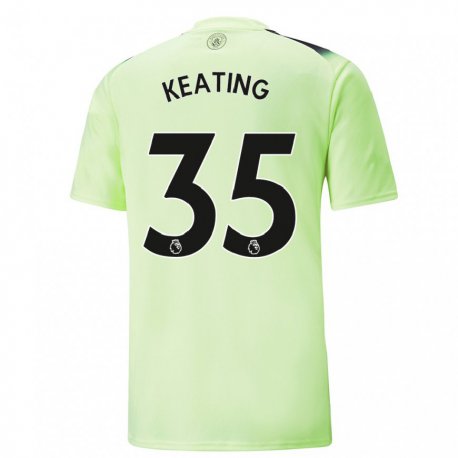 Kandiny Herren Khiara Keating #35 Grün Dunkelgrau Ausweichtrikot Trikot 2022/23 T-shirt
