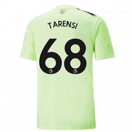 Kandiny Herren Oscar Tarensi #68 Grün Dunkelgrau Ausweichtrikot Trikot 2022/23 T-shirt