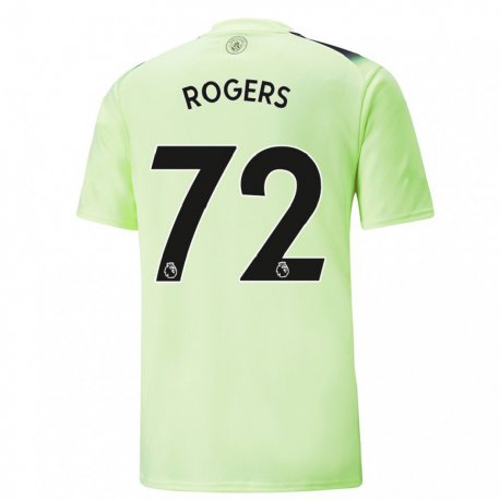 Kandiny Herren Morgan Rogers #72 Grün Dunkelgrau Ausweichtrikot Trikot 2022/23 T-shirt