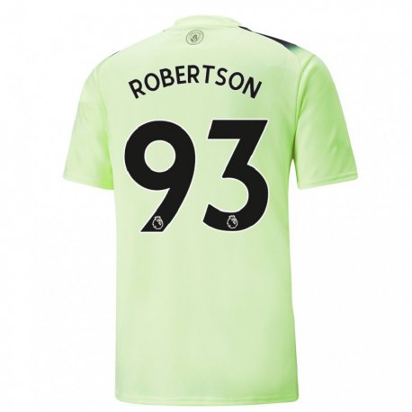 Kandiny Herren Alex Robertson #93 Grün Dunkelgrau Ausweichtrikot Trikot 2022/23 T-shirt