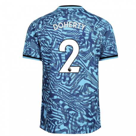 Kandiny Herren Matt Doherty #2 Blau Dunkelblau Ausweichtrikot Trikot 2022/23 T-shirt