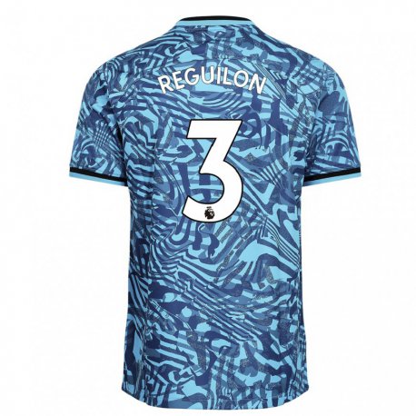 Kandiny Herren Sergio Reguilon #3 Blau Dunkelblau Ausweichtrikot Trikot 2022/23 T-shirt