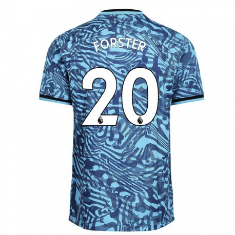 Kandiny Herren Fraser Forster #20 Blau Dunkelblau Ausweichtrikot Trikot 2022/23 T-shirt