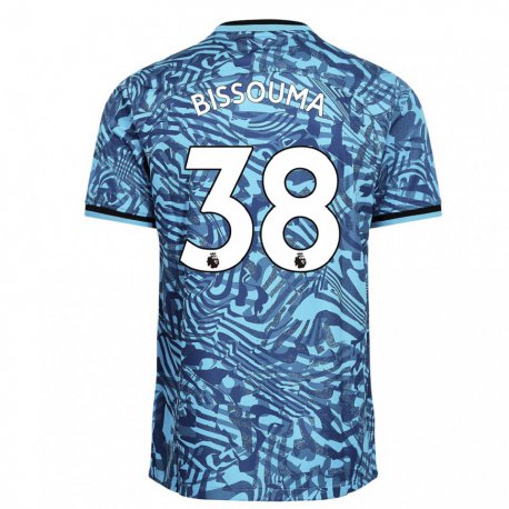 Kandiny Herren Yves Bissouma #38 Blau Dunkelblau Ausweichtrikot Trikot 2022/23 T-shirt