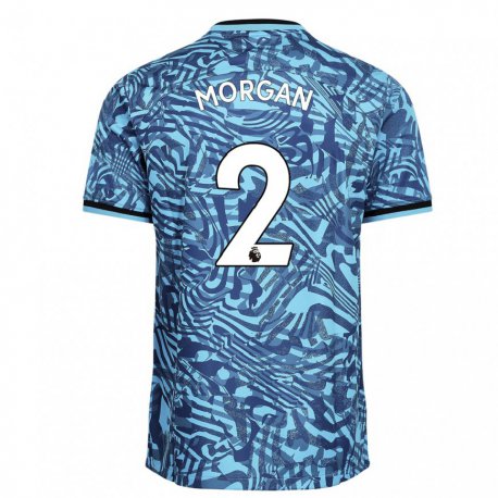 Kandiny Herren Esther Morgan #2 Blau Dunkelblau Ausweichtrikot Trikot 2022/23 T-shirt