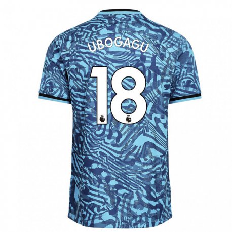 Kandiny Herren Chioma Ubogagu #18 Blau Dunkelblau Ausweichtrikot Trikot 2022/23 T-shirt