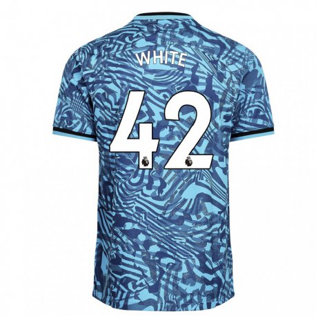 Kandiny Herren Harvey White #42 Blau Dunkelblau Ausweichtrikot Trikot 2022/23 T-shirt