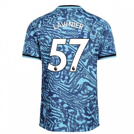 Kandiny Herren Marcel Lavinier #57 Blau Dunkelblau Ausweichtrikot Trikot 2022/23 T-shirt