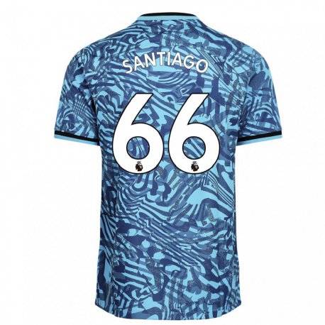 Kandiny Herren Yago Santiago #66 Blau Dunkelblau Ausweichtrikot Trikot 2022/23 T-shirt
