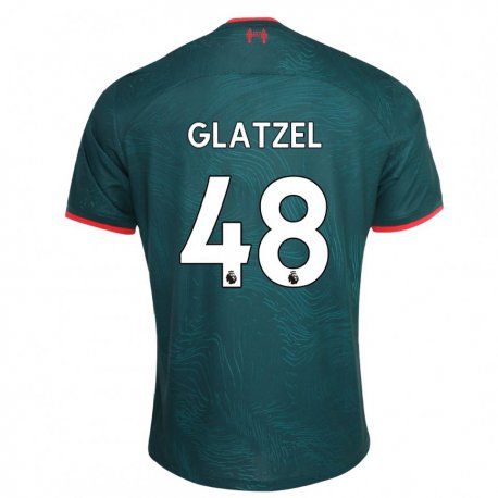 Kandiny Damen Paul Glatzel #48 Dunkelgrün Ausweichtrikot Trikot 2022/23 T-shirt