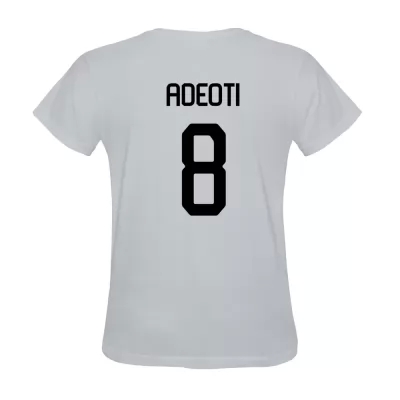 Herren Adeoti #8 Weiß Trikot Hemd