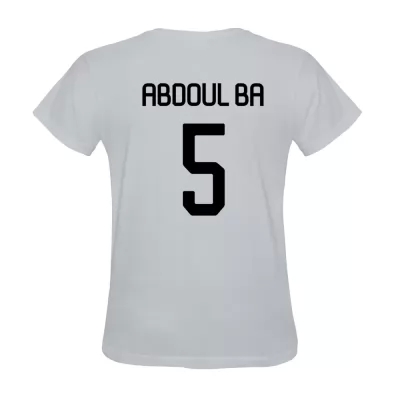 Herren Abdoul Ba #5 Weiß Trikot Hemd