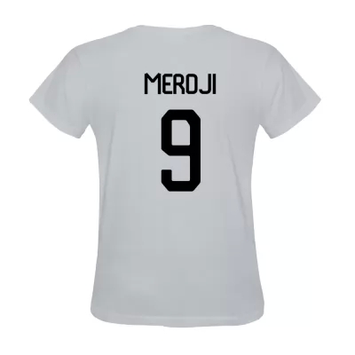 Herren Yanis Merdji #9 Weiß Trikot Hemd