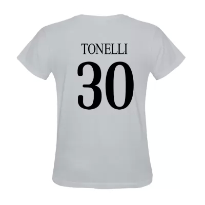 Herren Simone Tonelli #30 Weiß Trikot Hemd