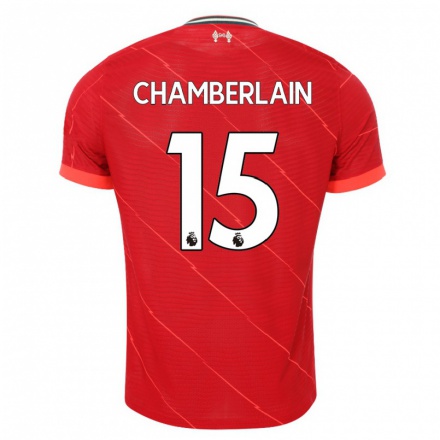 Damen Fußball Alex Oxlade-Chamberlain #15 Rot Heimtrikot Trikot 2021/22 T-Shirt