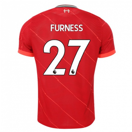 Damen Fußball Rachel Furness #27 Rot Heimtrikot Trikot 2021/22 T-Shirt