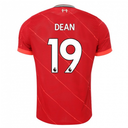 Damen Fußball Rianna Dean #19 Rot Heimtrikot Trikot 2021/22 T-Shirt
