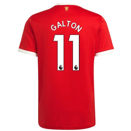 Damen Fußball Leah Galton #11 Rot Heimtrikot Trikot 2021/22 T-Shirt