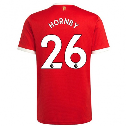 Damen Fußball Megan Hornby #26 Rot Heimtrikot Trikot 2021/22 T-Shirt