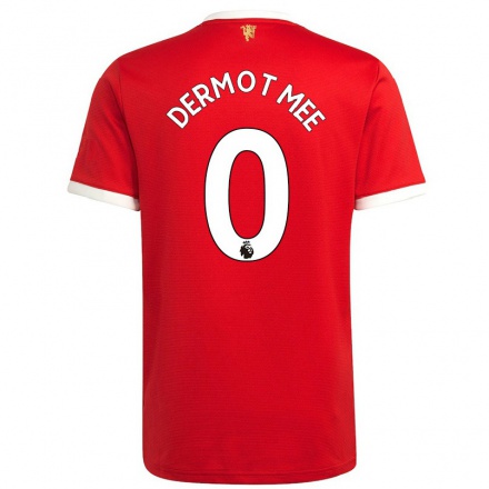 Damen Fußball Dermot Mee #0 Rot Heimtrikot Trikot 2021/22 T-Shirt