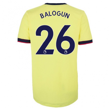 Damen Fußball Folarin Balogun #26 Rot-Weib Heimtrikot Trikot 2021/22 T-Shirt