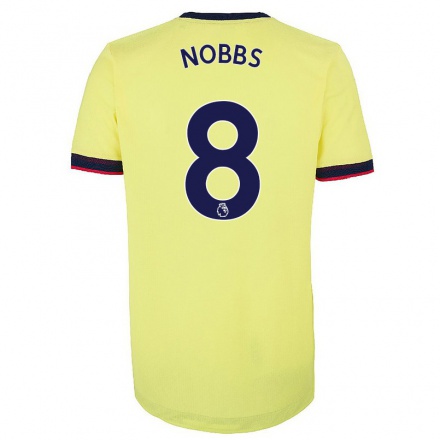 Damen Fußball Nobbs #8 Rot-weib Heimtrikot Trikot 2021/22 T-shirt
