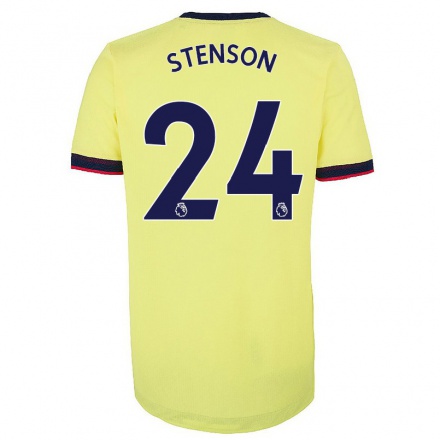 Damen Fußball Fran Stenson #24 Rot-Weib Heimtrikot Trikot 2021/22 T-Shirt