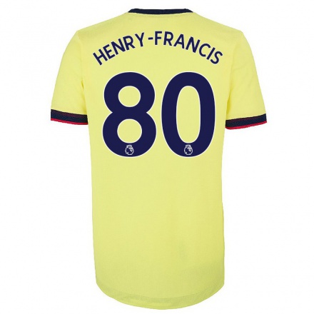 Damen Fußball Jack Henry-Francis #80 Rot-Weib Heimtrikot Trikot 2021/22 T-Shirt