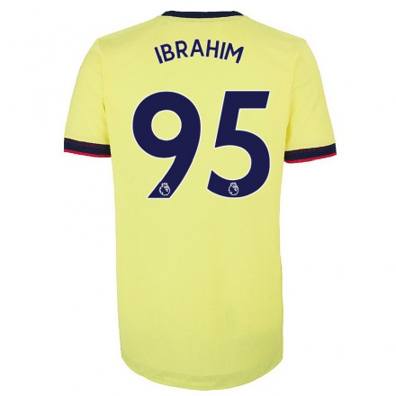 Damen Fußball Bradley Ibrahim #95 Rot-Weib Heimtrikot Trikot 2021/22 T-Shirt