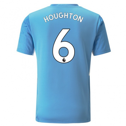 Damen Fußball Steph Houghton #6 Blau Heimtrikot Trikot 2021/22 T-Shirt