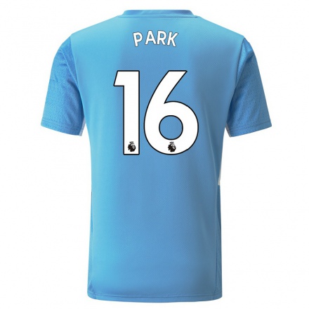 Damen Fußball Jess Park #16 Blau Heimtrikot Trikot 2021/22 T-Shirt