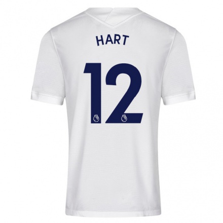 Damen Fußball Joe Hart #12 Weiß Heimtrikot Trikot 2021/22 T-Shirt